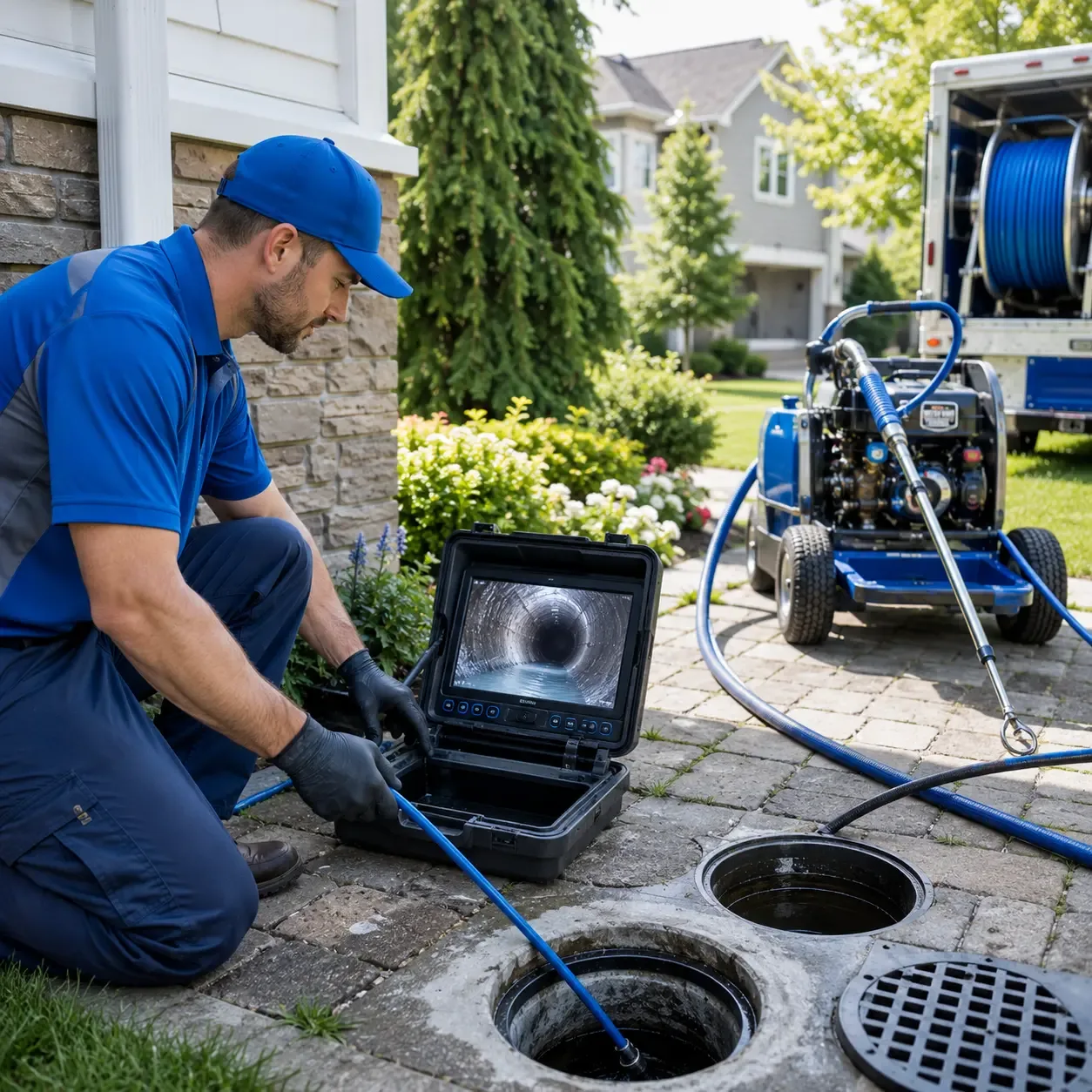 Outdoor drain cleaning professionals serving New Ulm, MN